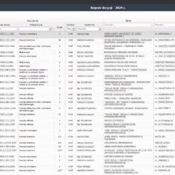 Wygląd rejestru decyzji w programie Wygląd rejestru decyzji w programie