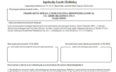 Podgląd upoważnienia generowanego przez program Podgląd upoważnienia generowanego przez program