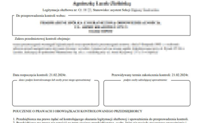 Podgląd upoważnienia generowanego przez program Podgląd upoważnienia generowanego przez program